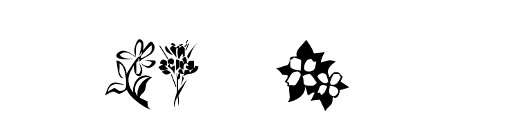 KR Blossoms 1  Fuentes Gratis Descargar