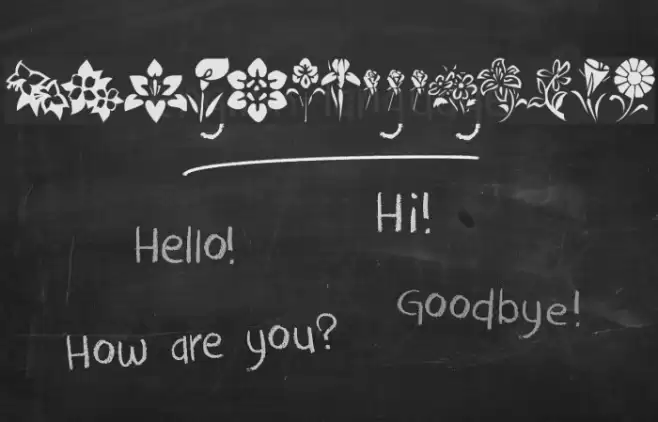 KR Blossoms 1 Font examples