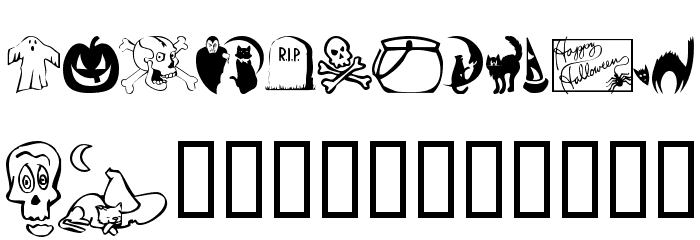 KR Boo City Font OTHER CHARS