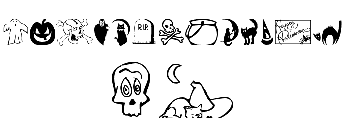 KR Boo City Font LOWERCASE