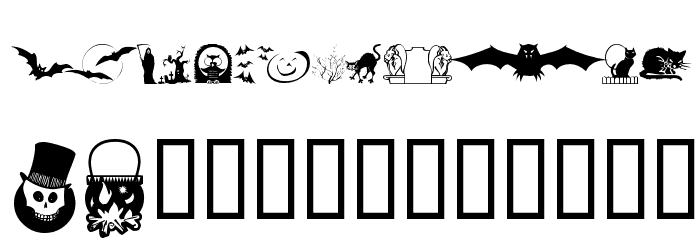 KR Boo Lane Font OTHER CHARS