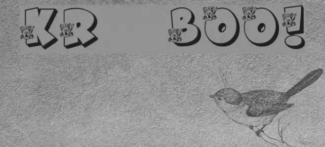 KR Boo! Font examples