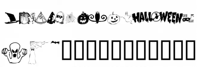 KR Booville Font OTHER CHARS