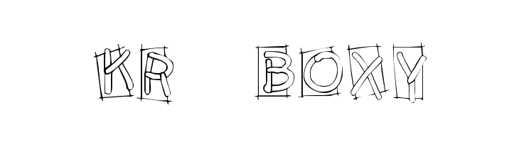 KR Boxy  Frei Schriftart Herunterladen