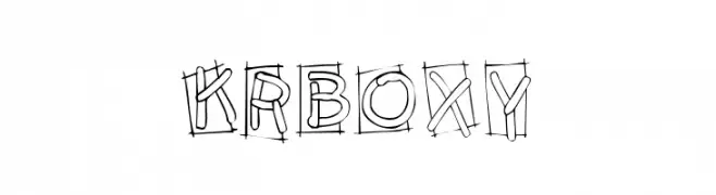 KR Boxy  Frei Schriftart Herunterladen