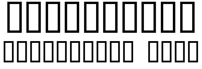 KR Boxy Font Alte caractere