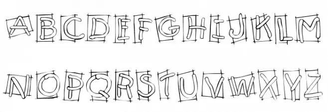 KR Boxy Schriftart Groß