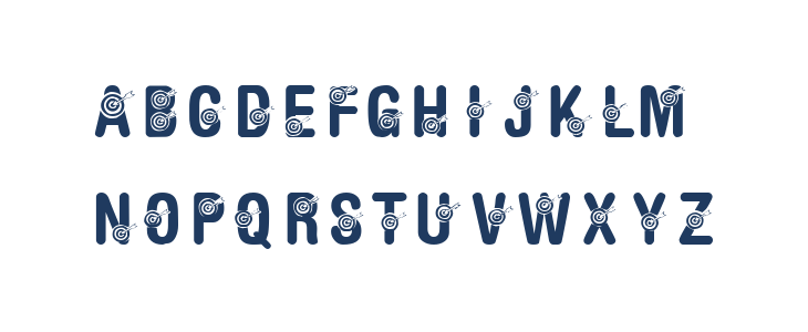 KR Bullseye! Lowercase