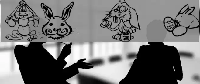 KR Bunny Dings Font examples