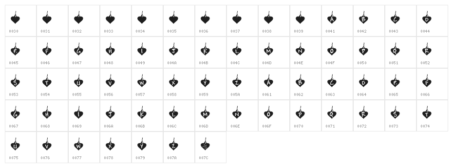 KR Burning Love Character Map
