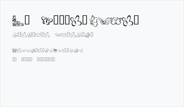 KR Butterflies Business Card