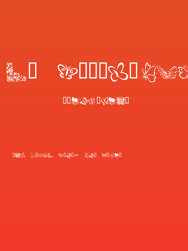 KR Butterflies Poster