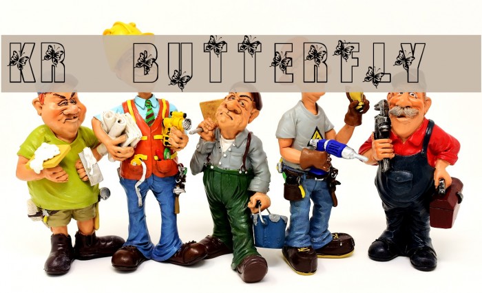 KR Butterfly 3 Font examples
