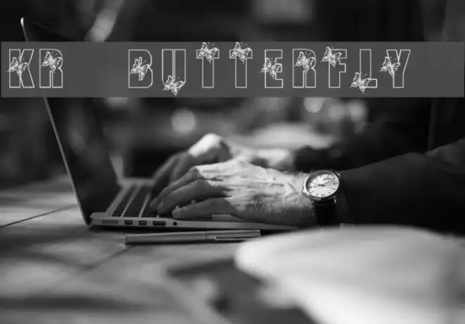 KR Butterfly 3 Font examples