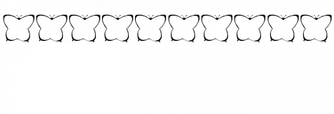 KR Butterfly Two Font OTHER CHARS