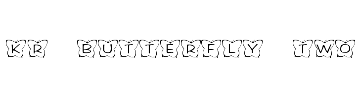 KR Butterfly Two  Free Fonts Download