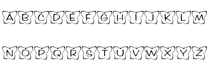 KR Butterfly Two Font LOWERCASE