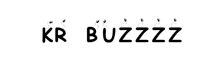 KR Buzzzz  font caratteri gratis