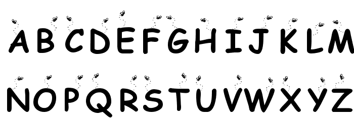 KR Buzzzz Font LOWERCASE