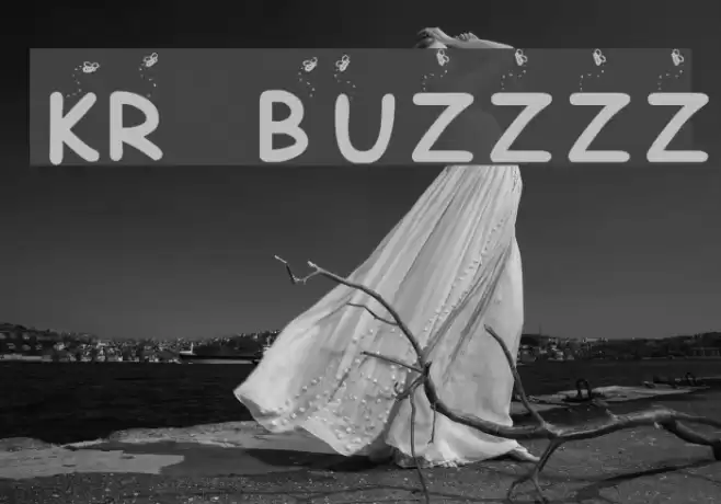 KR Buzzzz Font examples