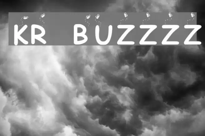 KR Buzzzz Font examples