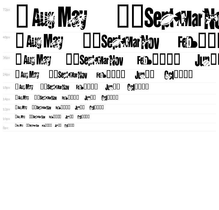 KR Calendar Waterfall