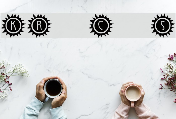 KR California Sun Font examples