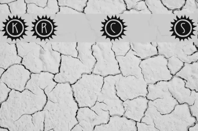KR California Sun Font examples