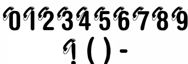 KR Call Me Font OTHER CHARS