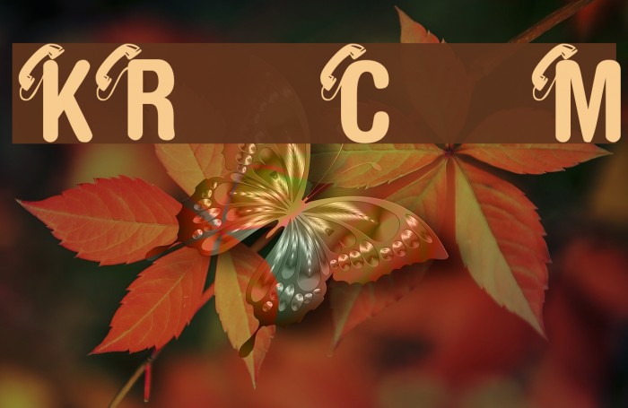 KR Call Me Font examples