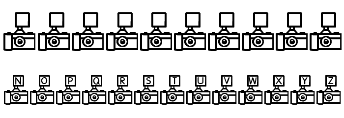 KR Camera Fun Font OTHER CHARS