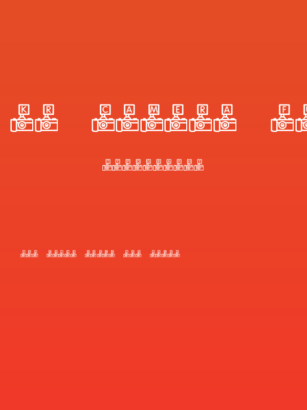 KR Camera Fun Poster