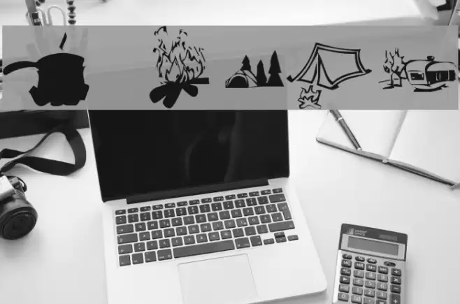 KR Camping Font examples