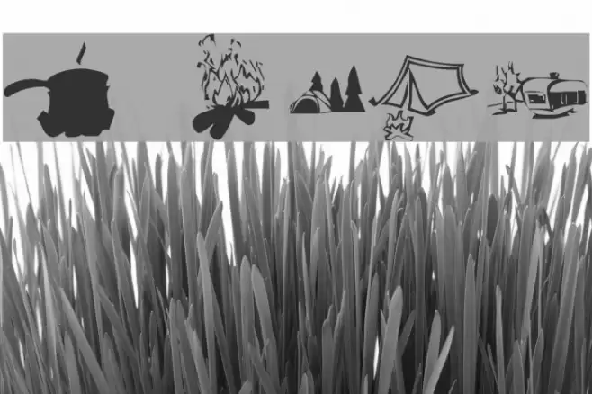 KR Camping Font examples