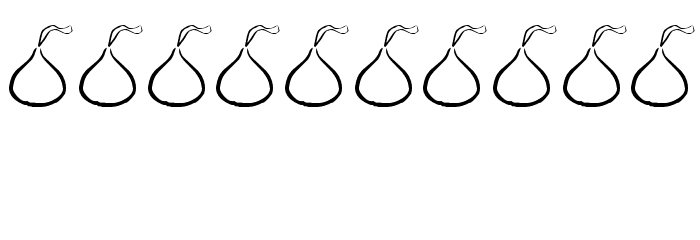 KR Candy Kiss Font OTHER CHARS