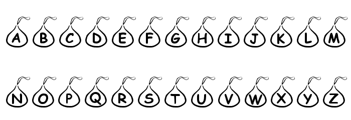 KR Candy Kiss Font LOWERCASE