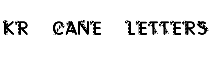 KR Cane Letters  Frei Schriftart Herunterladen