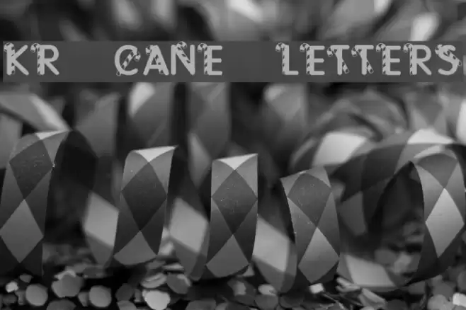 KR Cane Letters Font examples