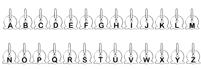 KR Caramel Apple Font LOWERCASE