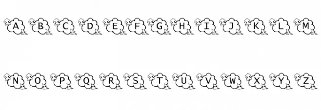 KR Careful What You Say! 字体 小写