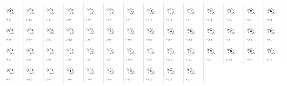 KR Careful What You Say! Character Map