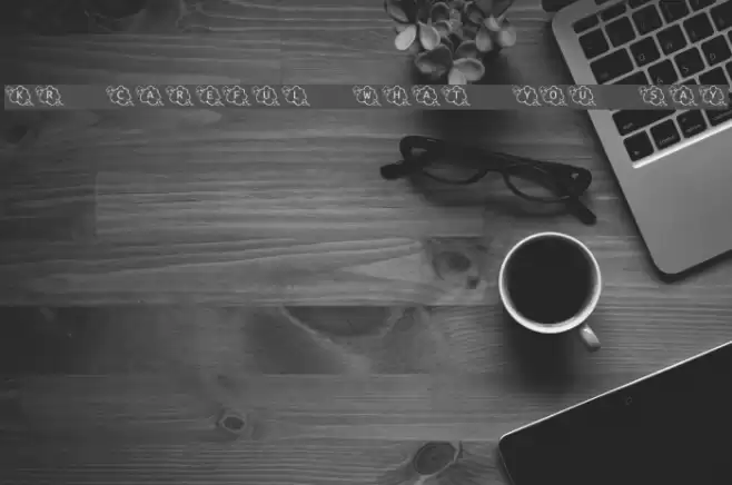 KR Careful What You Say! Font examples