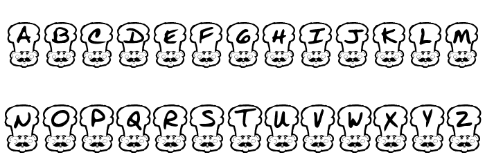 KR Chef Font OTHER CHARS