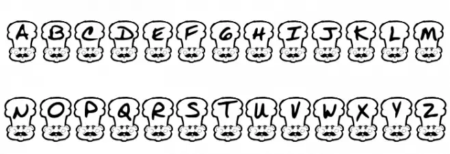 KR Chef Schriftart Groß