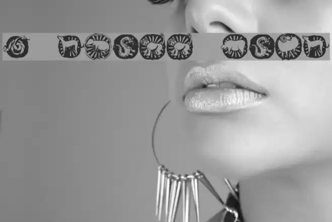 KR Chinese Zodiac Font examples