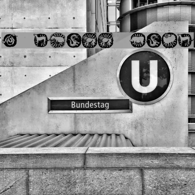 KR Chinese Zodiac Font examples