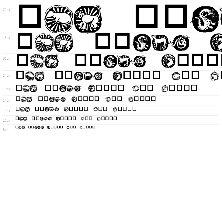 KR Chinese Zodiac Waterfall