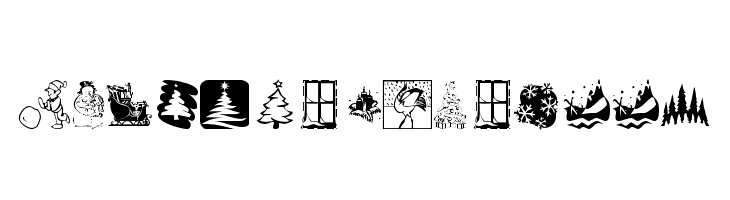 KR Christmas 2001  フリーフォントのダウンロード