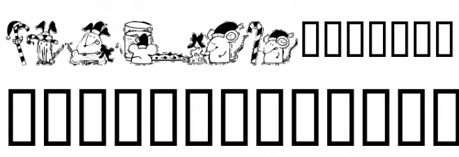 KR Christmas 2002 Dings 3 Font OTHER CHARS