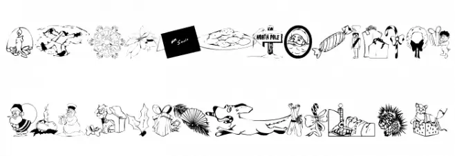 KR Christmas 2002 Dings 4 Font OTHER CHARS